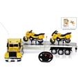 thumbnail image 1 of Bezrat 4 Channel Fully Functional Tractor Trailer With 2 Motorcycles Included RC Cars (colors may vary) FREE GIFT INCLUDED, 1 of 6