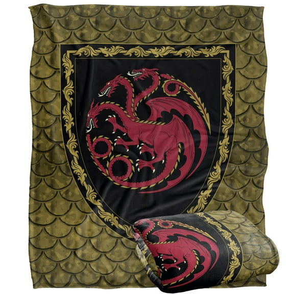 House of The Dragon Blanket, 50"x60" Hod Shield Silky Touch Super Soft Throw Blanket