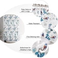 thumbnail image 2 of Farmhouse Style Shower Curtain for Bathroom 72" x 84" Leaves Robin Birds Shower Curtain with Hooks Polyester Waterproof Home Bathtub Decor, 2 of 2