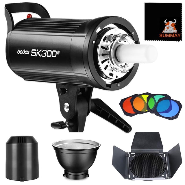 Luz Estroboscópica de Estudio Godox SK300II 300Ws 5600K Montura Bowens