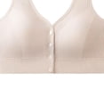thumbnail image 5 of Ovbmpzd Beige Everyday Sports Bras for Women Seamless Quick-Dry Fixed Padded Underwear Bras Comfy Wirefree Breathable Active Bras,Free Size, 5 of 5