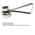 thumbnail image 7 of Hariumiu Eggshell Opener Dual Head Mirror Polishing Easy to Clean Ergonomic Handle Stainless Steel Boiled Egg Topper Cutter Shell Cracker Kitchen Supplies-L, 7 of 7