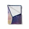 thumbnail image 2 of Fantasy Soft Flannel Fleece Throw Blanket, Young Woman with a Dog Under Huge Moon Starry Sky Celestial Friendship Art, Cozy Plush for Indoor and Outdoor Use, 50" x 70", Navy Coral, by Ambesonne, 2 of 6