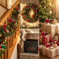thumbnail image 5 of Christmas Decorations, Christmas Party Decorations, 5Pcs Artificial Leaves Branches, Christmas Ball, for Xmas Tree, Home, Party, Holiday Christmas Decorations, 5 of 5