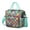 Greenish-blue-32, variant on Vintage Retro Artistic Lunch Box – Abstract Patterned Insulated Cooler Tote with Earthy Nordic Aesthetic, Ideal for Office Women or as a Birthday Gift