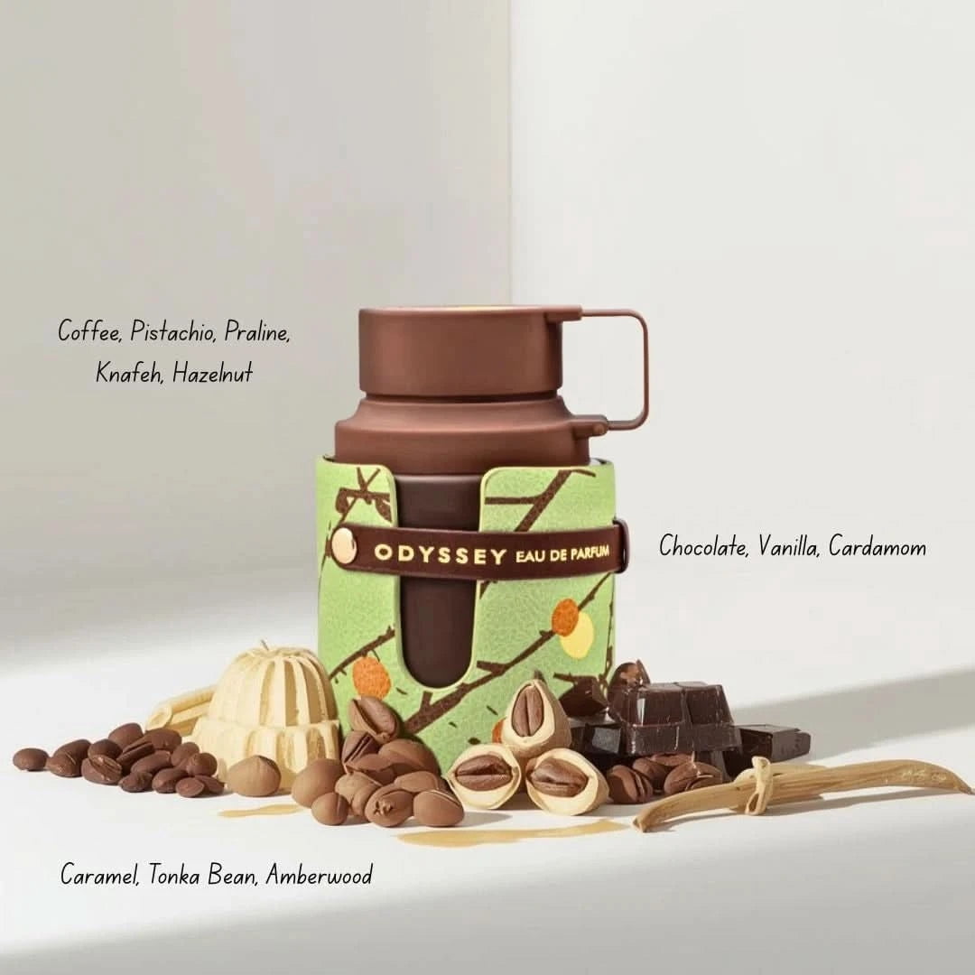 Odyssey Dubai Chocolat & Odyssey Marshmallow Eau de Parfum Sprays 100ml (3.4oz) by Armaf (Bundle)