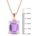 thumbnail image 2 of Everly Women's 5.87CT TGW Amethyst and White Topaz Sterling Silver Pendant, 2 of 6