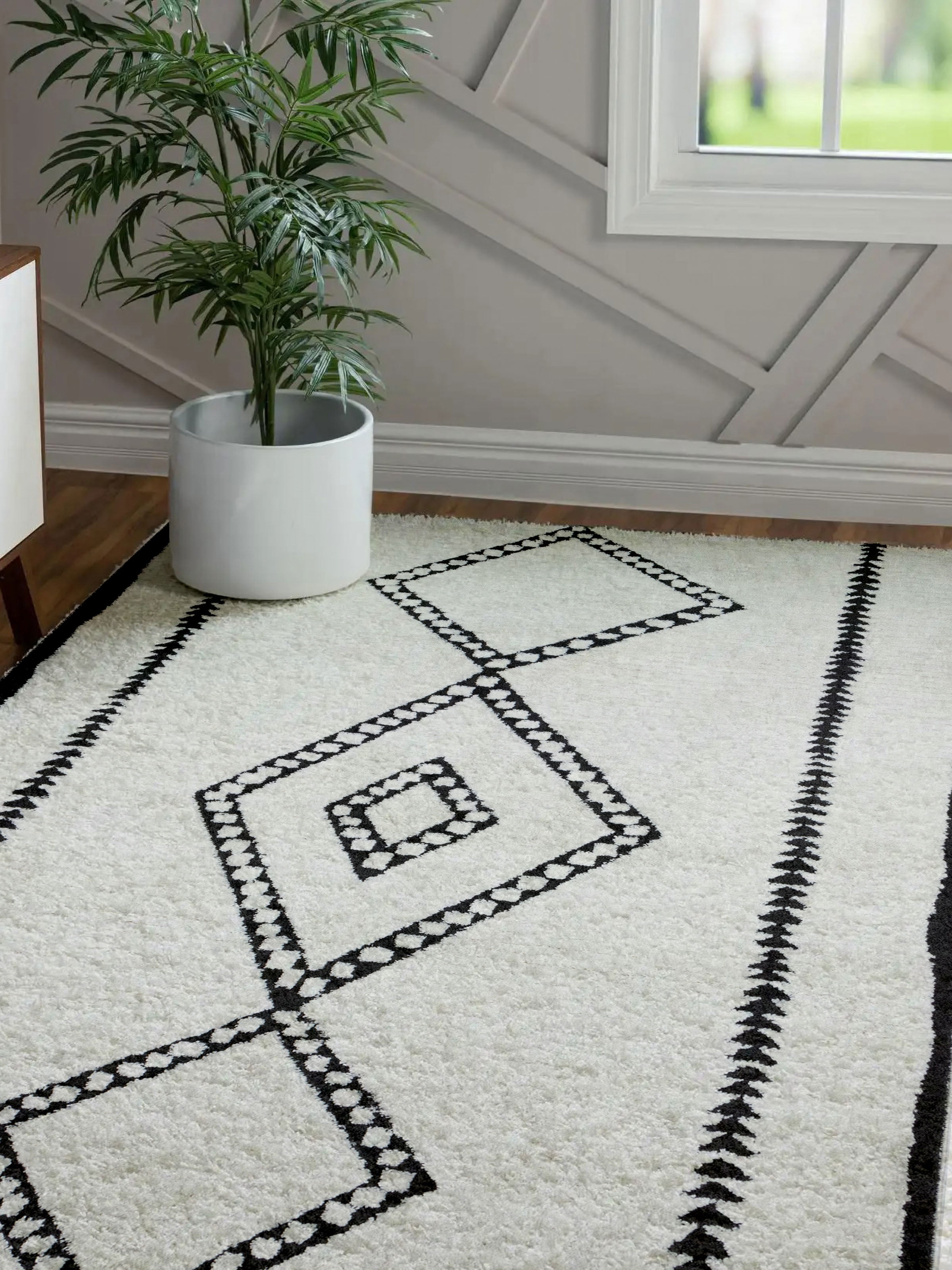 ECARPET Zelda Contemporary Area Rug for Living Room, Bedroom, Dining Entrance, Hallway and More.