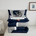 thumbnail image 5 of Erosebridal Eat Sleep Bedding Sets King with Comforter, American Football Comforter Sets King Size, Sports Lover Reversible Duvet Insert, Lightweight Bedroom Decor, 3 Pieces, 5 of 8