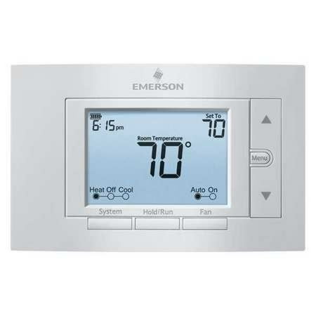 Emerson 80 Series Universal Programmable Thermostat, 5 In. Display, 2 Heat / 2 Cool