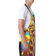 thumbnail image 3 of Naloa Colorful Giraffes with Drinks Apron Kitchen Aprons with Pockets for Women Men Chef, 3 of 8