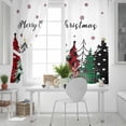 thumbnail image 5 of Fsddascl Christmas Blackout Curtains for Bedroom/Living Room, Thermal Insulated Kitchen Curtains, Winter Snowflakes Nature Forests Xmas Trees Grommet Darkening Window Treatment Drapes 27.5"x39"x2, 5 of 6