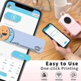 thumbnail image 2 of Máquina para fabricar etiquetas, impresora portátil de etiquetas Bluetooth con fabricante de etiquetas en cinta portátil, varias plantillas disponibles para teléfonos inteligentes, fácil de, 2 of 5