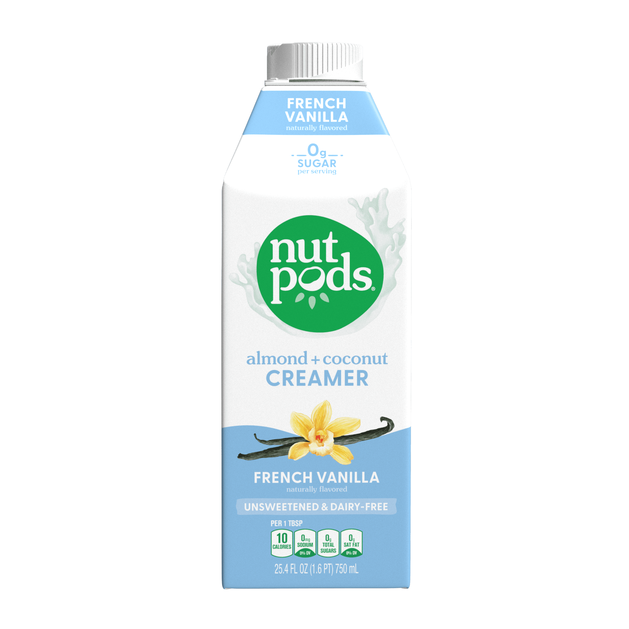 nutpods Unsweetened French Vanilla Creamer 25.4 fl oz BrickSeek
