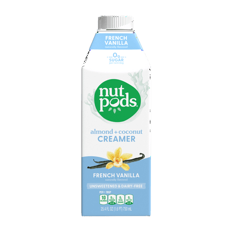 nutpods French Vanilla, Almond + Coconut Creamer, 25.4 oz