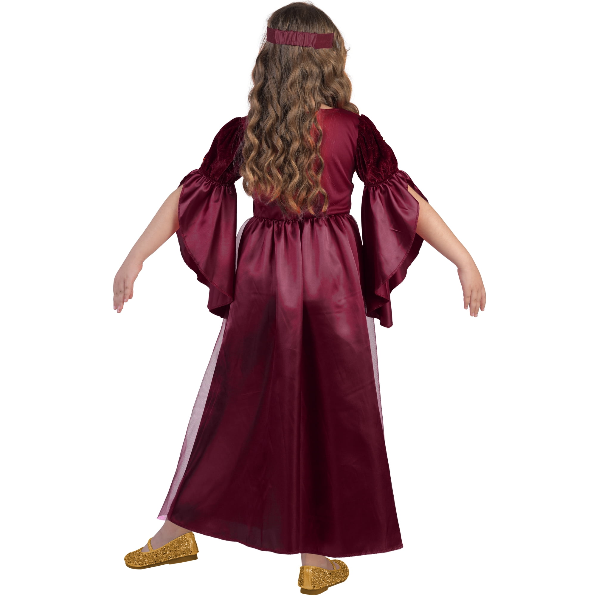 Renaissance Princess Halloween Costume for Children, Girl's Size L (10/12), by Way to Celebrate