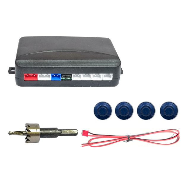 Sensor De Marcha Atrás Para Coche, Radar De Aparcamiento Ultrasónico Para Coche Con 4 Sensores De Aparcamiento Y Pantalla Lcd Retroiluminada, Sistema De Control De Aparcamiento Inverso Inevent VI009508-05