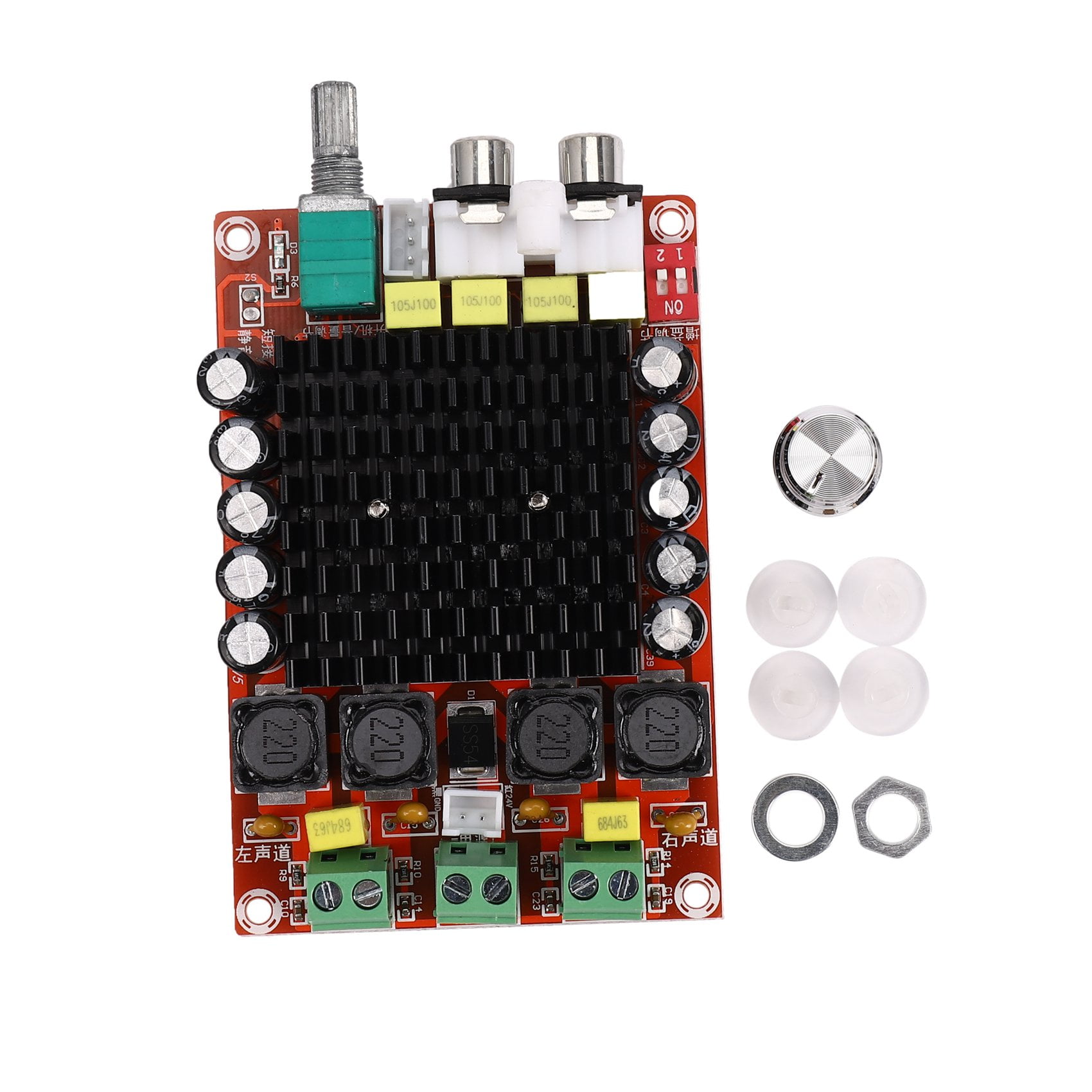 TDA7498 Dual-Channel Class D 2X100W Audio Stereo Amplifier Board Component Power TDA7498 Dual-Channel Class D 2X100W Audio Stereo Amplifier Board Component Power