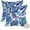 W Waterproof Blue Leaf, variant on 2 Pack Waterproof Outdoor Valentines Day XO Pillow Covers 16x16 Inch Blue Love Heart Arrows Holiday Throw Pillow Cases Romantic Valentine Farmhouse Decorations Cushion Cover Double Sided