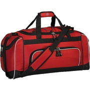 Protege 24" Sports Training Duffel Bag with Bonus Packing Cube, Red