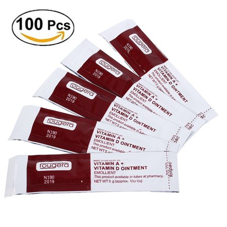 Yosoo Tattoo Scar Repair Gel, 100Pcs Packets Tattoo Aftercare Ointment Vitamin A & D Anti Scar Gel, Tattoo Aftercare Scar Repair Cream For Microfiber Body Art Permanent Makeup Tattoo (What's The Best Ointment For Tattoos)