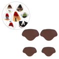 thumbnail image 2 of fastboy Semelles de Talon pour Réparation de Talon pour Hommes & Femmes Talons Hauts Café, 2 of 9
