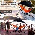 thumbnail image 2 of Hamac Portable pour Extérieur/jardin avec Support à Pliage Rapide, Pare-Soleil Ajustable et Sac de Rangement, Chaise Hamac pour Adulte/enfant, Hamac Robuste Adapté au Camping, 2 of 6