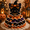 07# Black Cat, variant on Halloween Crochet Tabletop Decor DIY Kit – Beginner-Friendly Yarn Craft Set with Pumpkin Bat Accents, Stitch Your Own Spooky Character, Seasonal Home Decoration Gift,Highland Cow