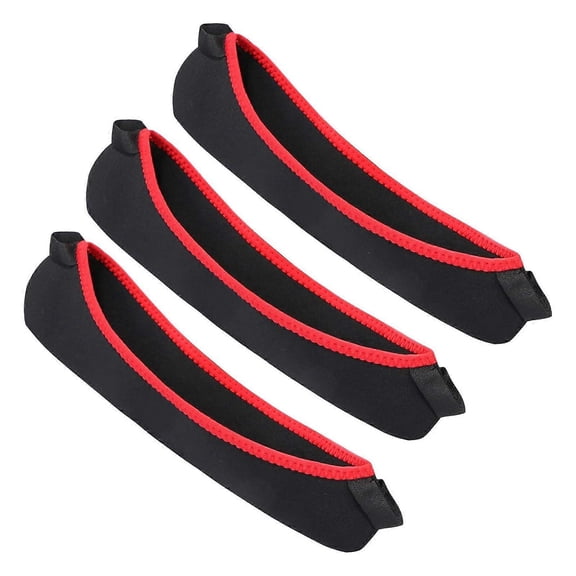 3-Pack Neoprene Scope Covers, Waterproof Optics Lens Protectors for Riflescopes, Fits Various Sizes and Models