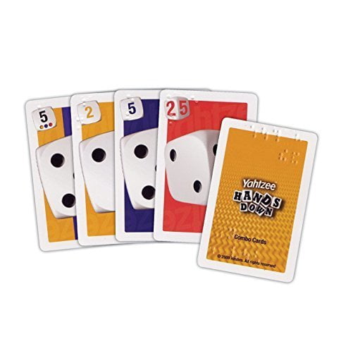 Yahtzee Hands Down Modified Braille Card Game