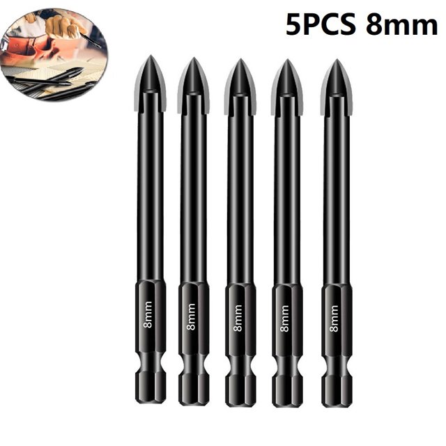Multifunctional Triangle Drill Bit Glass Ceramic Vitrified Brick Carbide Drills