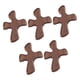 thumbnail image 5 of 5x Cruz de Oración de Madera Cruces de Bolsillo Decoración Portátiles Palma Adherente Pequeña Santa Marrón oscuro, 5 of 9
