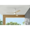 thumbnail image 2 of Ryland 52" Smart Indoor/Outdoor Matte White Ceiling Fan with Adjustable White LED with Remote Powered by Hubspace, 2 of 9