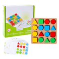 thumbnail image 1 of Geometric Shape Matching Educational Toy for Kids Early Learning Interactive Desktop Puzzle Game, 1 of 5