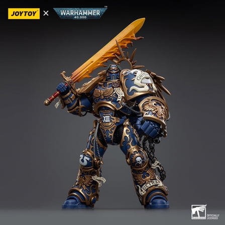 JOYTOY Warhammer 40k Ultramarines Primarch Roboute Guilliman 1/18 Action Figure，Combining Collection Value and Fun of Playing