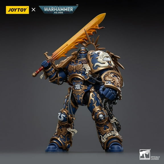 JOYTOY Warhammer 40k Ultramarines Primarch Roboute Guilliman 1/18 Action Figure，Combining Collection Value and Fun of Playing
