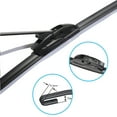 thumbnail image 4 of 28" 17" Hook / J-Hook Double Rubber Car Front Wiper Blades Windshield Windscreen, 4 of 8