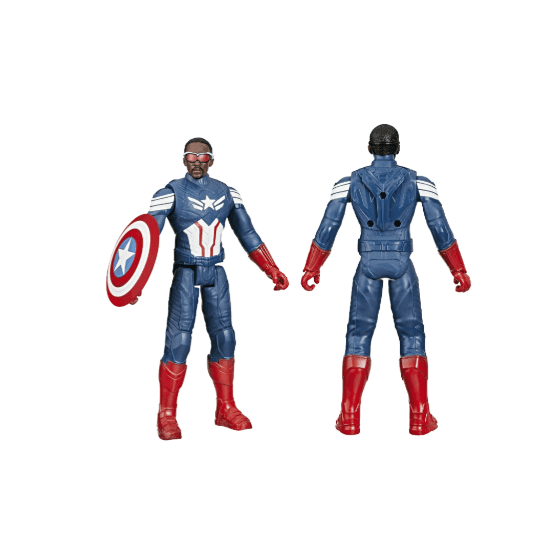 Spider-Man Electro Spark Captain America Figure - Walmart.com