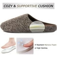 thumbnail image 4 of Men's Daniel Waffle Knit Memory Foam Scuff Slipper, 4 of 5