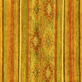 thumbnail image 1 of Ahgly Company Indoor Square Abstract Yellow Modern Area Rugs, 8' Square, 1 of 4