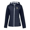 thumbnail image 2 of Women's Cutter & Buck  Navy Frisco RoughRiders Rainier Primaloft Eco Raglan Full-Zip Hybrid Jacket, 2 of 3