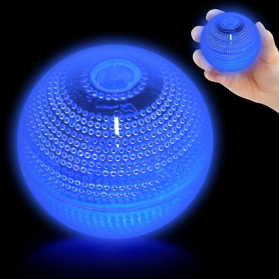 Austok Glow in The Dark Ball Glowing Stick Ball Lighted Bouncy Long Lasting Bright Night Party Supply for Holiday Carnival Goodie Bag Filler