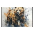 thumbnail image 2 of Bear Area Rug Washable Floor Carpet Mat 60 x 39 inch for Bedroom Living Room Kids Room Home Decor, 2 of 7