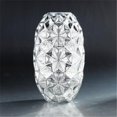 thumbnail image 1 of 13.5 x 8 in. Glass Candle Holder, Silver, 1 of 1
