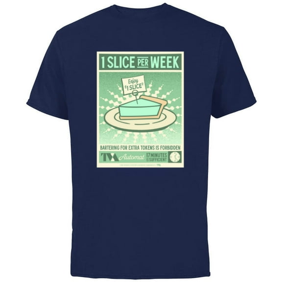 Marvel Studios Loki Season 2 TVA Automat 1 Slice of Pie MCU - Short Sleeve Cotton T-Shirt for Adults - Customized-Athletic Navy