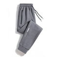 thumbnail image 2 of Sweatpants Women Relaxed Fit Drawstring Elastic Waist Pants with Pockets Solid Color Long Trousers Womens Sweatpants with Pockets, 2 of 4