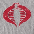 thumbnail image 2 of G.I. Joe Cobra Logo Unisex Adult T-Shirt, Athletic Heather, 5X-Large, 2 of 6