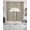 Gray, variant on Japanese Swag Kitchen Curtains Sets for Windows 24 Inch Length, Beige Farmhouse Retro Floral Leaf Pattern Short Window Curtain Panels Swags Valances and Tiers 3 Piece Set for Cafe/Dining Room