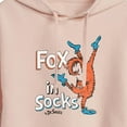 thumbnail image 3 of Dr. Seuss - Fox In Sox Cover - Juniors Cropped Pullover Hoodie, 3 of 6