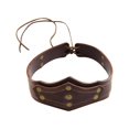 thumbnail image 4 of Tocado De Cuero Accesorios De Disfraz Medieval Para Club Carnaval Performance Marrón, 4 of 8